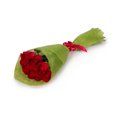 Букет из красных роз в фетре Дзержинский Московская область