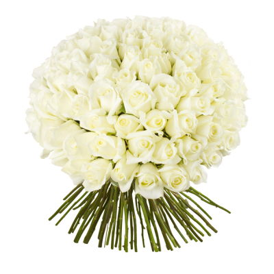 Роскошный букет из 101 белой розы – воплощение бесконечной любви Дзержинский Московская область