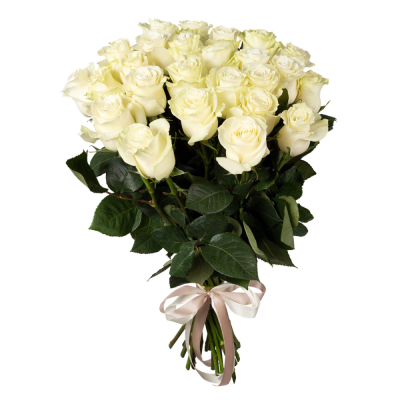 Букет цветов белые розы Дзержинский Московская область